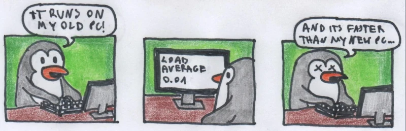 Comic about Home-Lab server.